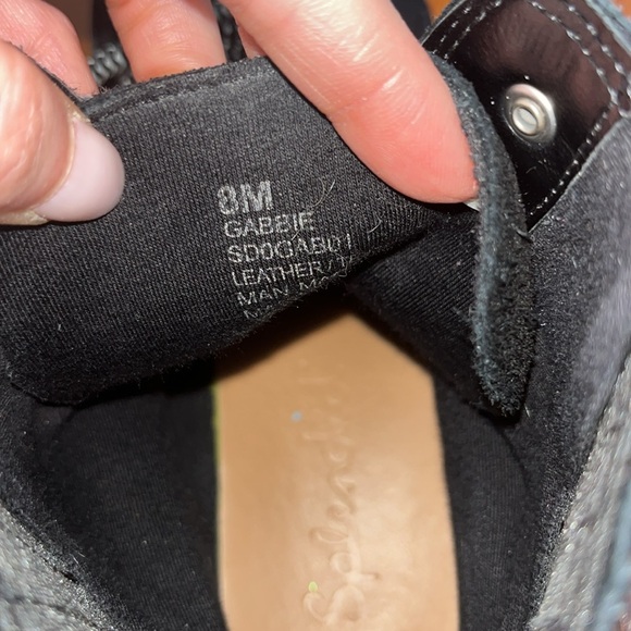 Splendid Black Suede Boots with Silver Accents - Picture 5 of 5